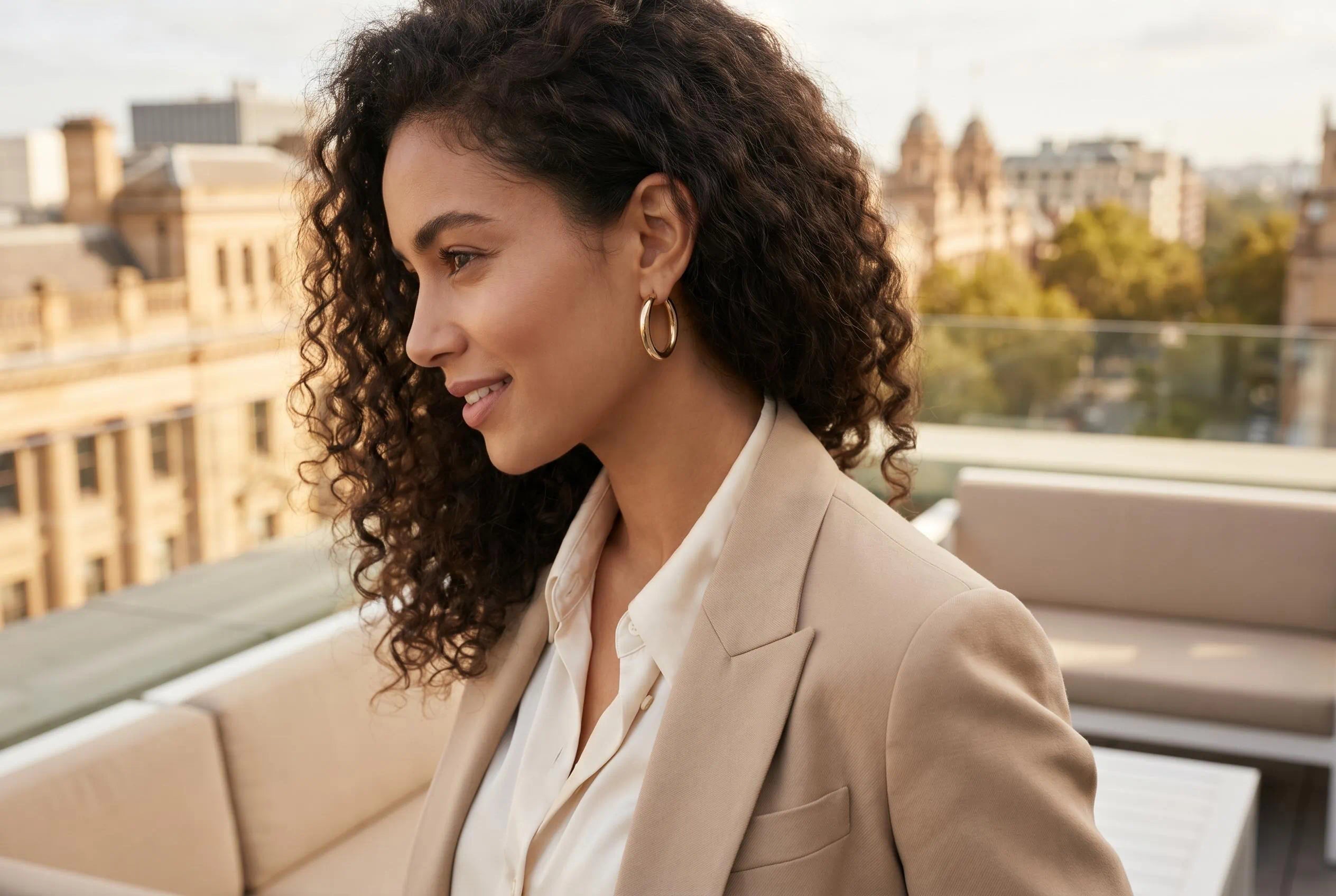 Earrings work best for sensitive ears.