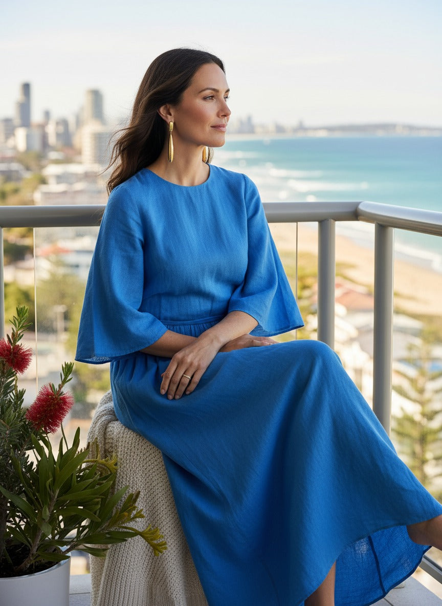 Statement-style earrings in an 18K PVD gold plated finish, combining personality with refined wearability.