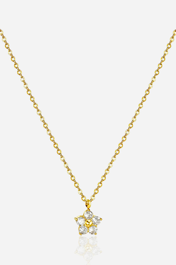 Stella Star Pendant Necklace 18K PVD Gold Plated by GLISTIA